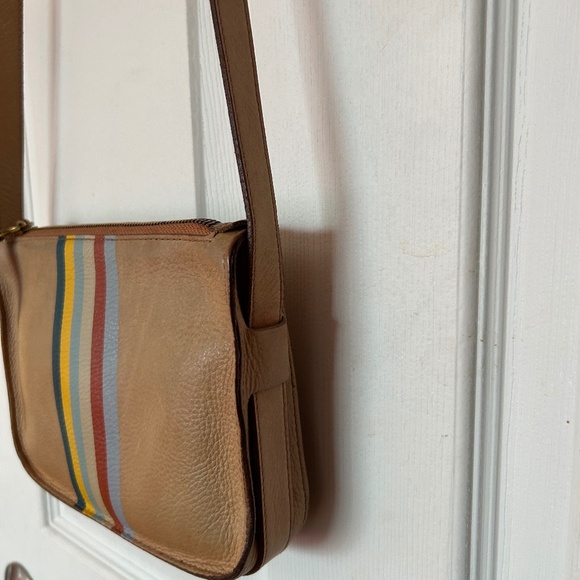 Madewell The Simple Crossbody 80s Stripe Retro Leather bag - Picture 10 of 12